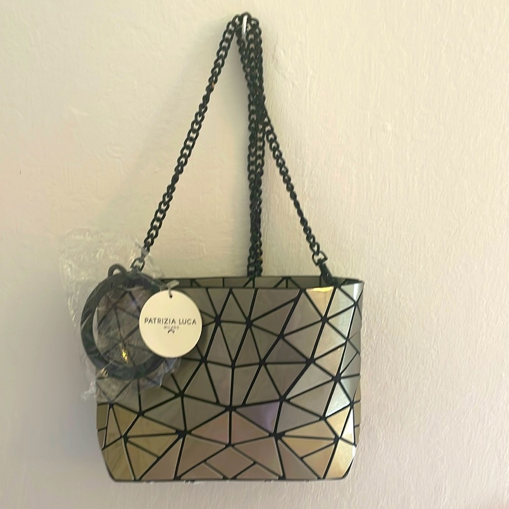 New shiny gold Vegan purse
